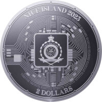 Niue 2 Dollars 2023 - Bitcoin - 1 oz Silber