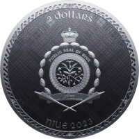 Niue Heraldic Serie Scottish Unicorn 2023 1 oz Silber
