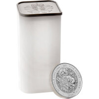 UK Tudor Beasts 4. Ausgabe 2024 Seymour Unicorn 2 oz Silber | incl. Münzkapsel