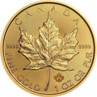 ANGEBOT Kanada Maple Leaf div. 1 oz Gold