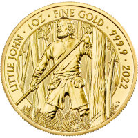 UK Myths and Legends 3. Ausgabe Little John 1 oz Gold