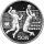 China 50 Yuan 1988 - XXIV. Olympische Sommerspiele 1988 in Seoul "Volleyball" - 5 oz Silber - PP