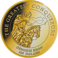 Gambia Die größten Eroberer 2019 10 x 0,5 Gramm Goldmünzen