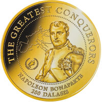 Gambia Die größten Eroberer 2019 10 x 0,5 Gramm Goldmünzen