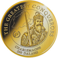 Gambia Die größten Eroberer 2019 10 x 0,5 Gramm Goldmünzen