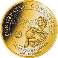 Gambia Die größten Eroberer 2019 10 x 0,5 Gramm Goldmünzen