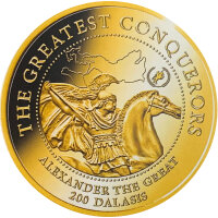 Gambia Die größten Eroberer 2019 10 x 0,5 Gramm Goldmünzen