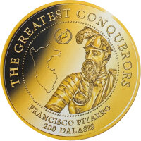 Gambia Die größten Eroberer 2019 10 x 0,5 Gramm Goldmünzen