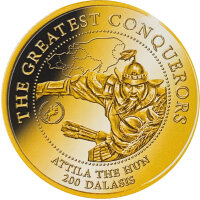 Gambia Die größten Eroberer 2019 10 x 0,5 Gramm Goldmünzen