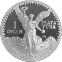 Mexiko Libertad 1991 1 oz Silber - Polierte Platte