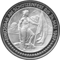 Schweiz 50 Franken 1987 - Schweizer Schützentaler...