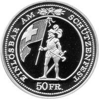 Schweiz 50 Franken 1993 - Schweizer Schützentaler...