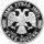 Russland Republik (Russische Föderation) 1 Rubel 1997 - 850 Jahre Moskau "Wappen" 1/4 oz Silber - PP