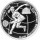 Russland Republik (Russische Föderation) 1 Rubel 1998 - Weltjugendspiele "Tennis" 1/4 oz Silber - PP