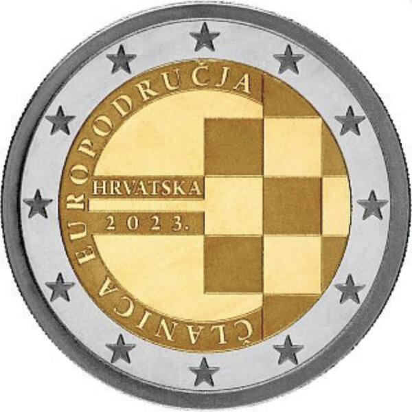 Kroatien 2 Euro 2023 "Euro Einführung"