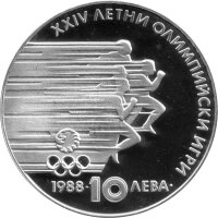 Bulgarien 10 Leva 1988 - XXIV. Olympische Sommerspiele...