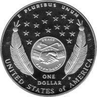 USA 1 Dollar 2004 -P- 200 Jahre Lewis-und-Clark-Expedition - Silber PP