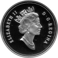 Kanada 50 Cents 1996 - Junge wilde Tiere "Puma-Kätzchen" - Silber PP