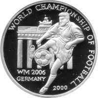 Nordkorea 2 Won 2000 - XVIII. Fußball WM 2006 in...