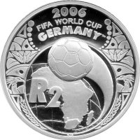 Südafrika 2 Rand 2005 - XVIII. Fußball WM 2006...