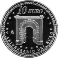 Spanien 10 Euro 2007 - 5 Jahre Umlauf des Euro...