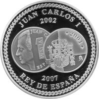 Spanien 10 Euro 2007 - 5 Jahre Umlauf des Euro "Torbogen" - Silber PP