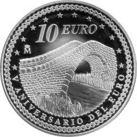 Spanien 10 Euro 2007 - 5 Jahre Umlauf des Euro...