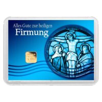 Geschenkbarren "Firmung" 1 Gramm Gold