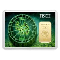 Geschenkbarren "Sternzeichen - Fisch" 10 Gramm...
