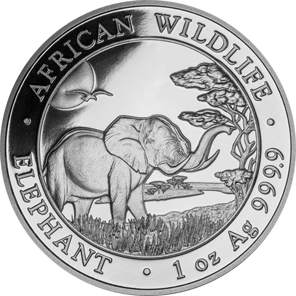 Somalia Elefant 2019 1 oz Silber