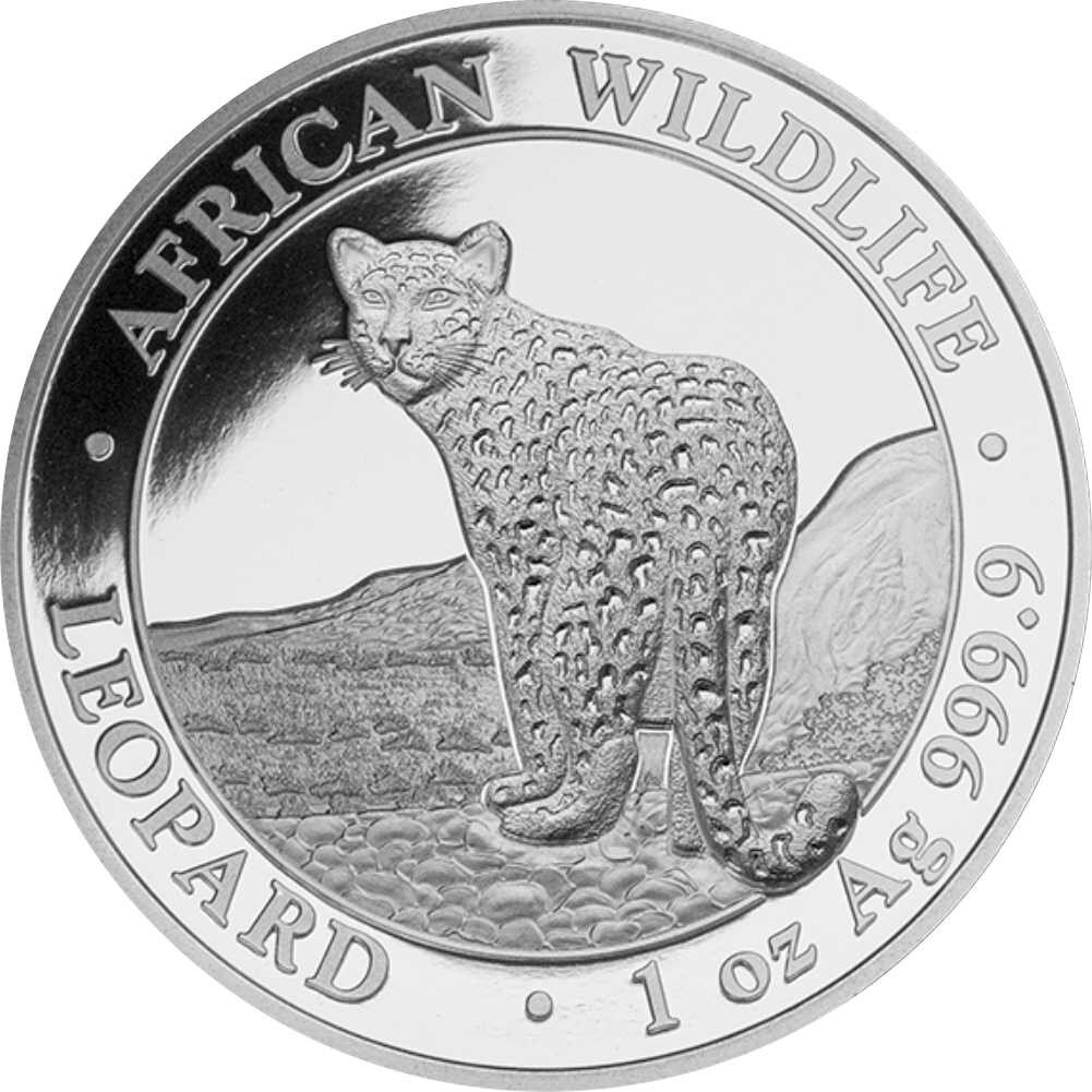 Somalia Leopard 2018 1 oz Silber