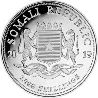 Somalia Elefant 2019 1000 Gramm Silber