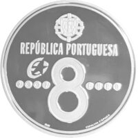 Portugal 8 Euro 2007 Passarola von Bartolomeu de Gusmão - 1 oz Silber PP