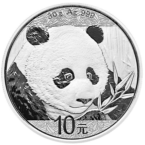 China Panda 2018 30 Gramm Silber