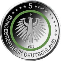Deutschland 5 Euro 2019 "Gemäßigte Zone" D