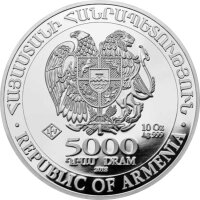 Armenien Arche Noah div. 10 oz Silber