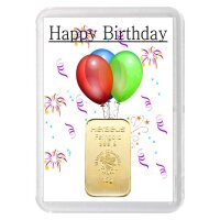 Geschenkbarren "Happy Birthday - Luftschlangen"...