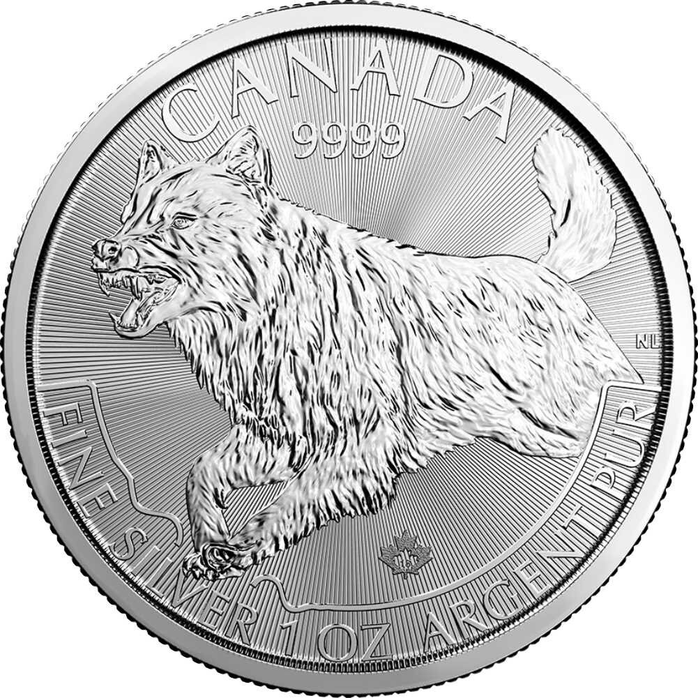 Kanada Predator 2018 Wolf 1 oz Silber