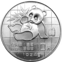China Panda 1989 1 oz Silber