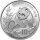 China Panda 1990 1 oz Silber ohne Serifen
