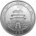 China Panda 1992 1 oz Silber große Jahreszahl