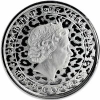 Ghana African Leopard 2018 1 oz Silber