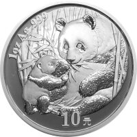 China Panda 2005 1 oz Silber - Originial Folie