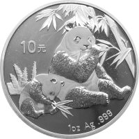 China Panda 2007 1 oz Silber