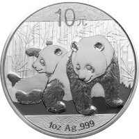 China Panda 2010 1 oz Silber