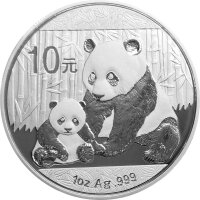 China Panda 2012 1 oz Silber