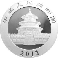 China Panda 2012 1 oz Silber