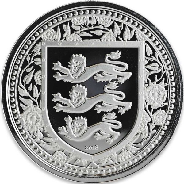Gibraltar 2018 Royal Arms of England 1 oz Silber