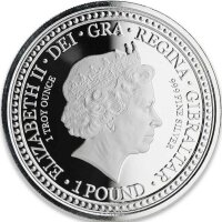 Gibraltar 2018 Royal Arms of England 1 oz Silber