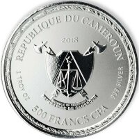 Kamerun 2018 Imperial Dragon 1 oz Silber